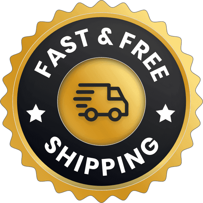 Fast & free shipping badge